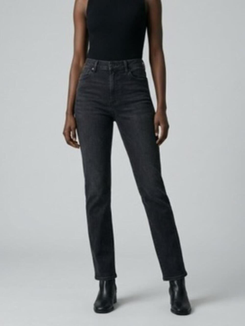 MOTHER The‎ Mid Rise Dazzler Ankle Size 34 Not Guilty